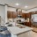 Model kitchen at our apartments in Magnolia with granite counter tops and stainless steel appliances.